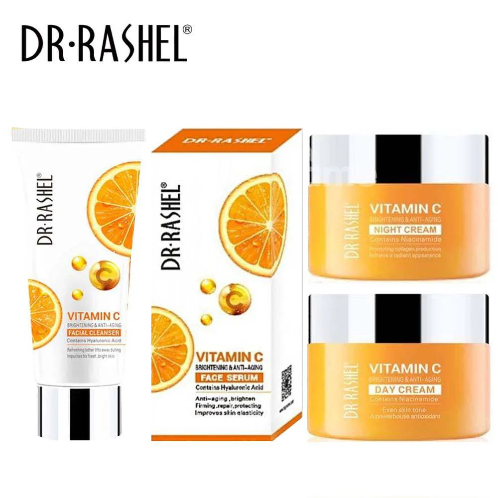 Dr Rashel Vitamin C Series With Day &Night Cream -pack of 4